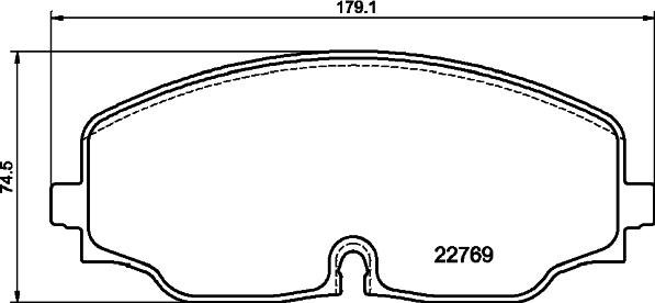 Textar 2276903 - Комплект спирачно феродо, дискови спирачки vvparts.bg