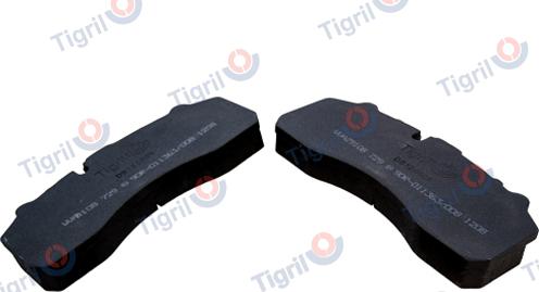 TIGRIL DB12.0007 - Комплект спирачно феродо, дискови спирачки vvparts.bg