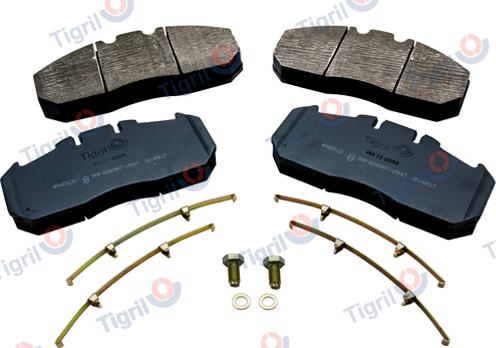 TIGRIL MA12.0003 - Комплект спирачно феродо, дискови спирачки vvparts.bg