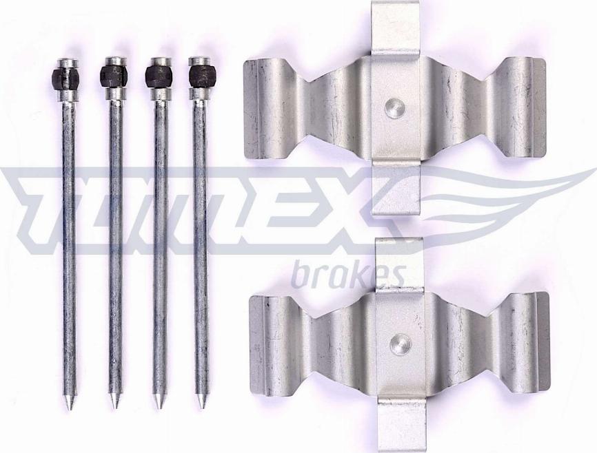 TOMEX brakes TX 44-53 - Комплект принадлежности, дискови накладки vvparts.bg