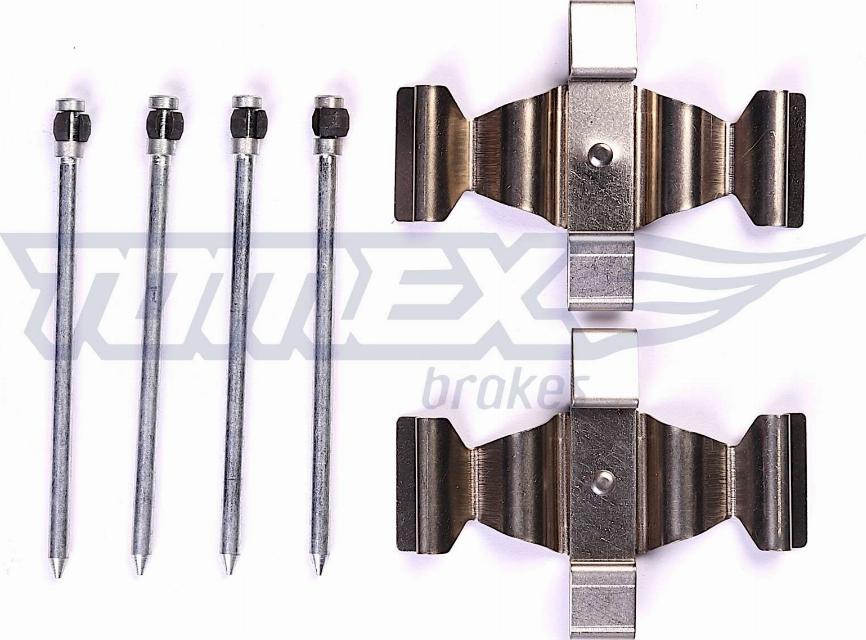 TOMEX brakes TX 44-52 - Комплект принадлежности, дискови накладки vvparts.bg