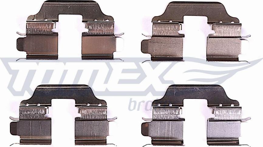 TOMEX brakes TX 44-79 - Комплект принадлежности, дискови накладки vvparts.bg