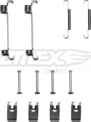 TOMEX brakes TX 40-79 - Комплект принадлежности, спирани челюсти vvparts.bg