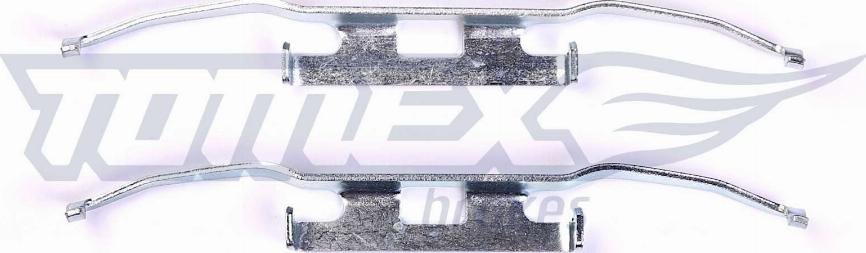 TOMEX brakes TX 43-46 - Комплект принадлежности, дискови накладки vvparts.bg