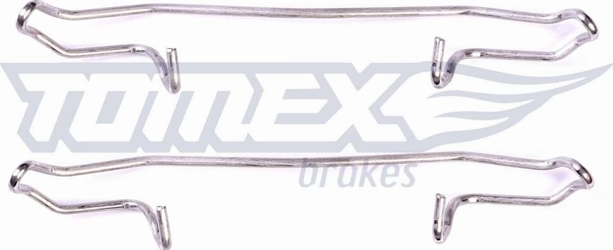 TOMEX brakes TX 43-02 - Комплект принадлежности, дискови накладки vvparts.bg