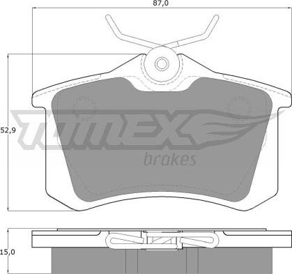 Mintex MDB81382 - Комплект спирачно феродо, дискови спирачки vvparts.bg