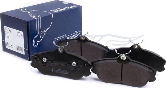 TOMEX brakes TX 11-27 - Комплект спирачно феродо, дискови спирачки vvparts.bg