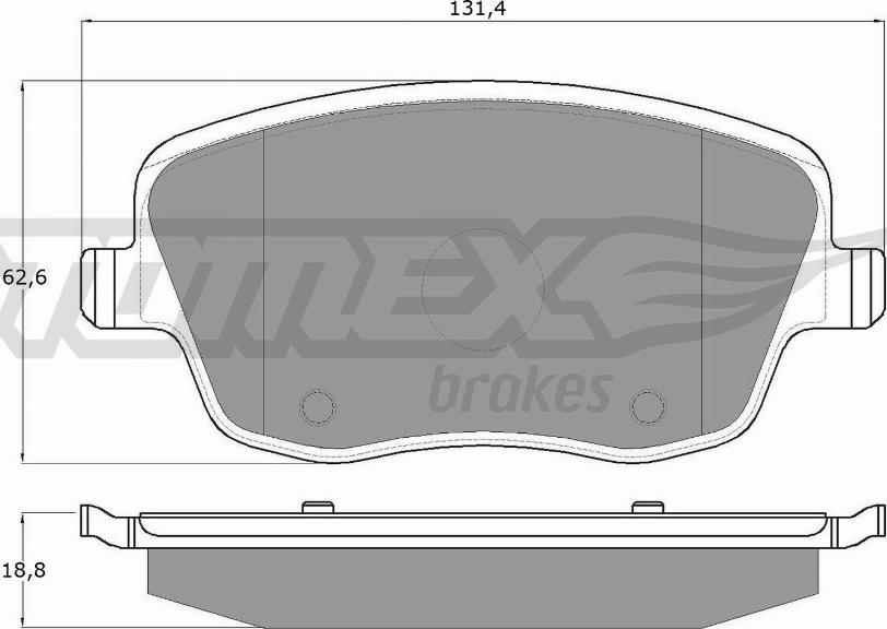 Pex 7751 - Комплект спирачно феродо, дискови спирачки vvparts.bg
