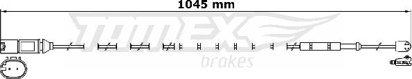 TOMEX brakes TX 31-28 - Предупредителен контактен сензор, износване на накладките vvparts.bg