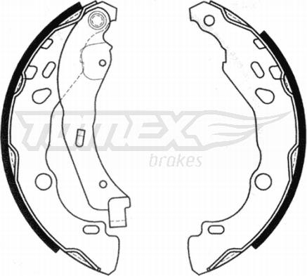 TOMEX brakes TX 20-99 - Комплект спирачна челюст vvparts.bg