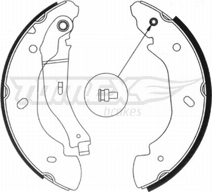 TOMEX brakes TX 20-94 - Комплект спирачна челюст vvparts.bg