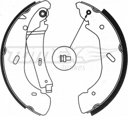 TOMEX brakes TX 20-95 - Комплект спирачна челюст vvparts.bg