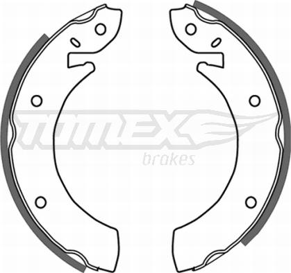 TOMEX brakes TX 20-96 - Комплект спирачна челюст vvparts.bg