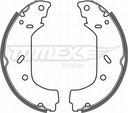 TOMEX brakes TX 20-98 - Комплект спирачна челюст vvparts.bg