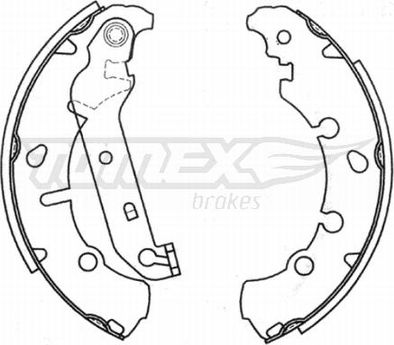 TOMEX brakes TX 20-93 - Комплект спирачна челюст vvparts.bg