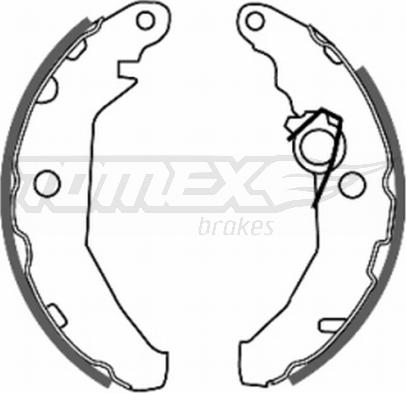 TOMEX brakes TX 20-46 - Комплект спирачна челюст vvparts.bg