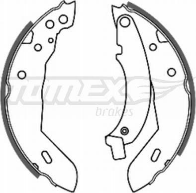 TOMEX brakes TX 20-40 - Комплект спирачна челюст vvparts.bg