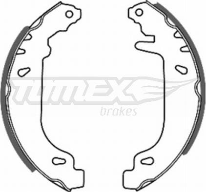 TOMEX brakes TX 20-41 - Комплект спирачна челюст vvparts.bg