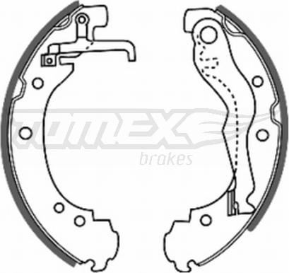 TOMEX brakes TX 20-47 - Комплект спирачна челюст vvparts.bg