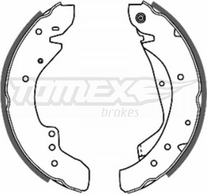 TOMEX brakes TX 20-59 - Комплект спирачна челюст vvparts.bg