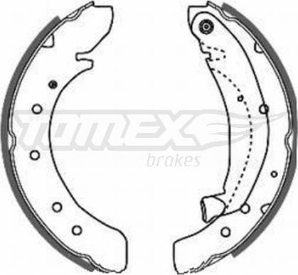 TOMEX brakes TX 20-50 - Комплект спирачна челюст vvparts.bg