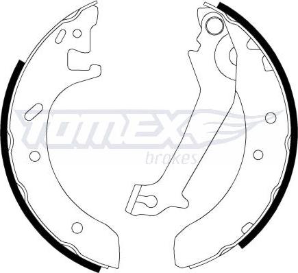 TOMEX brakes TX 20-51 - Комплект спирачна челюст vvparts.bg