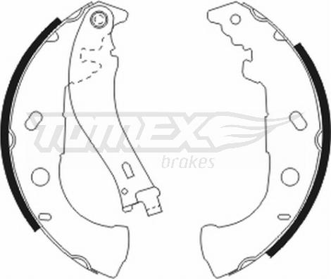 TOMEX brakes TX 20-52 - Комплект спирачна челюст vvparts.bg