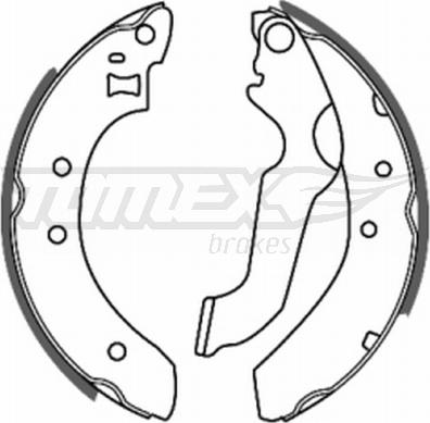 TOMEX brakes TX 20-61 - Комплект спирачна челюст vvparts.bg