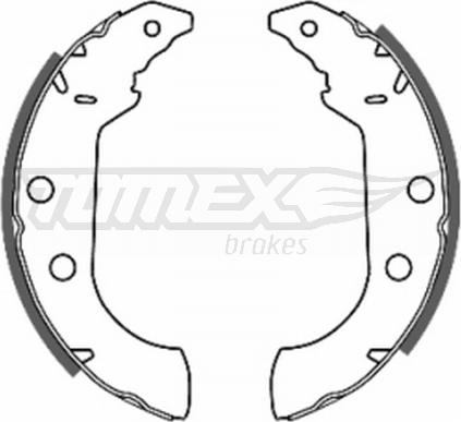 TOMEX brakes TX 20-67 - Комплект спирачна челюст vvparts.bg