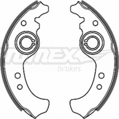 TOMEX brakes TX 20-01 - Комплект спирачна челюст vvparts.bg