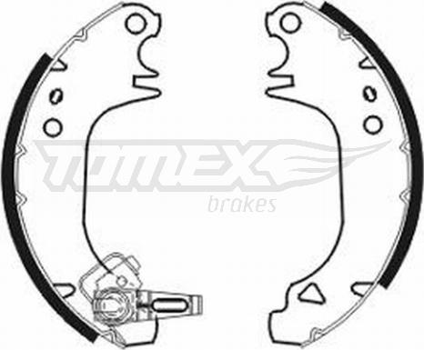 TOMEX brakes TX 20-80 - Комплект спирачна челюст vvparts.bg