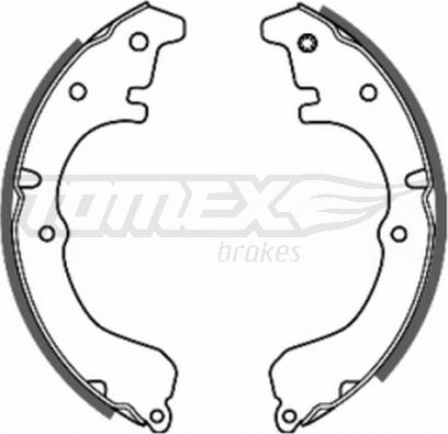 TOMEX brakes TX 20-39 - Комплект спирачна челюст vvparts.bg