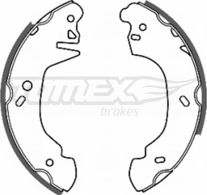 TOMEX brakes TX 20-34 - Комплект спирачна челюст vvparts.bg