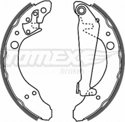 TOMEX brakes TX 20-24 - Комплект спирачна челюст vvparts.bg