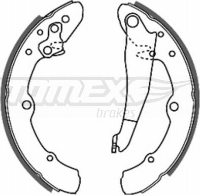 TOMEX brakes TX 20-25 - Комплект спирачна челюст vvparts.bg