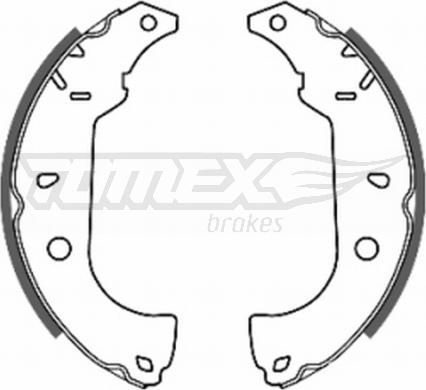 TOMEX brakes TX 20-26 - Комплект спирачна челюст vvparts.bg