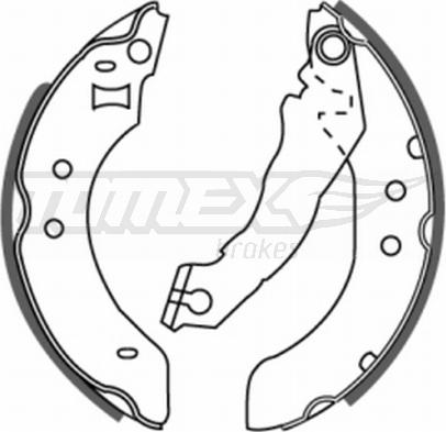 TOMEX brakes TX 20-20 - Комплект спирачна челюст vvparts.bg