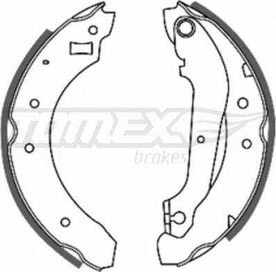 TOMEX brakes TX 20-21 - Комплект спирачна челюст vvparts.bg