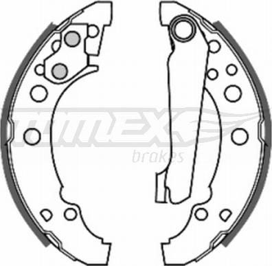 TOMEX brakes TX 20-23 - Комплект спирачна челюст vvparts.bg