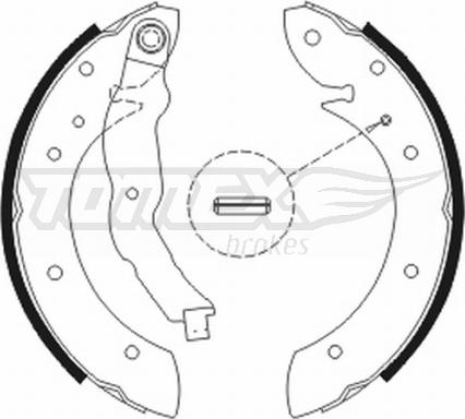 TOMEX brakes TX 20-79 - Комплект спирачна челюст vvparts.bg