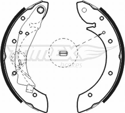 TOMEX brakes TX 20-75 - Комплект спирачна челюст vvparts.bg