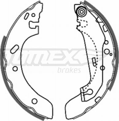 TOMEX brakes TX 20-73 - Комплект спирачна челюст vvparts.bg