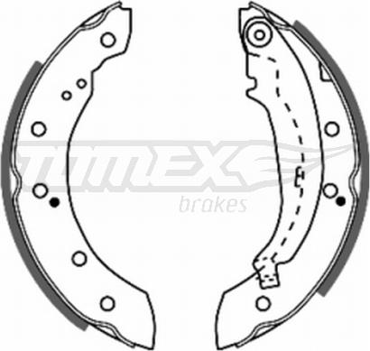 TOMEX brakes TX 20-72 - Комплект спирачна челюст vvparts.bg