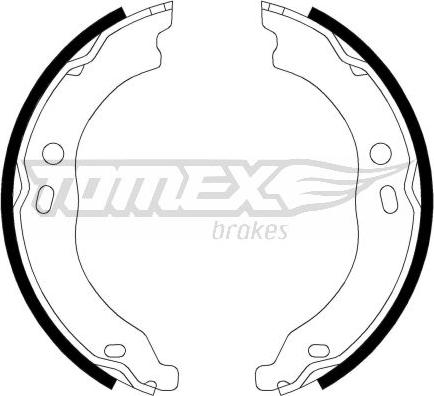 TOMEX brakes TX 21-99 - Комплект спирачна челюст vvparts.bg