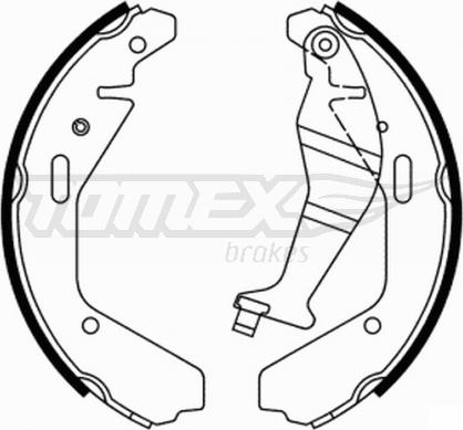 TOMEX brakes TX 21-94 - Комплект спирачна челюст vvparts.bg