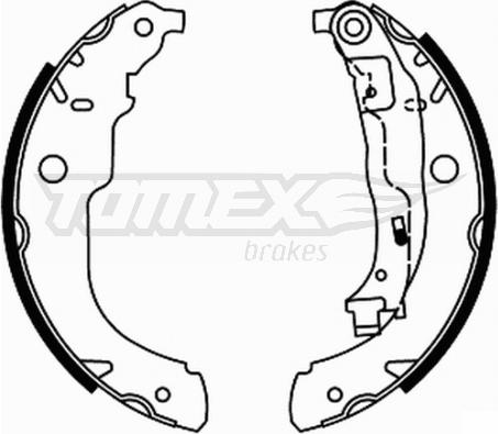 TOMEX brakes TX 21-96 - Комплект спирачна челюст vvparts.bg