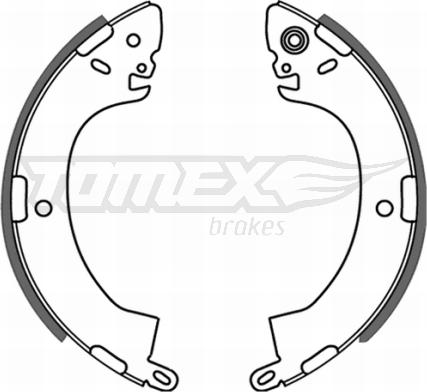 TOMEX brakes TX 21-44 - Комплект спирачна челюст vvparts.bg