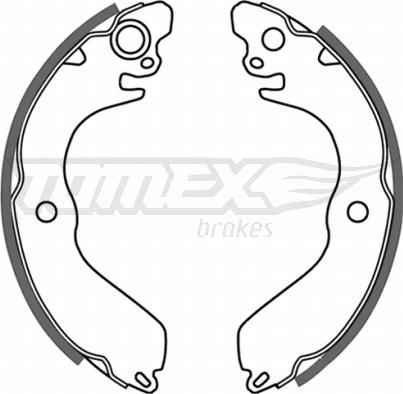 TOMEX brakes TX 21-43 - Комплект спирачна челюст vvparts.bg
