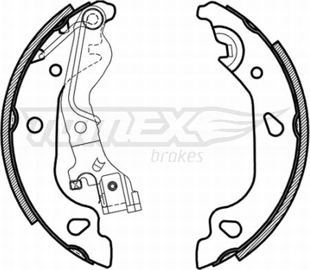 TOMEX brakes TX 21-59 - Комплект спирачна челюст vvparts.bg