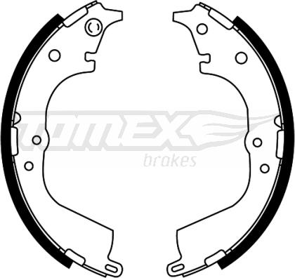 TOMEX brakes TX 21-55 - Комплект спирачна челюст vvparts.bg